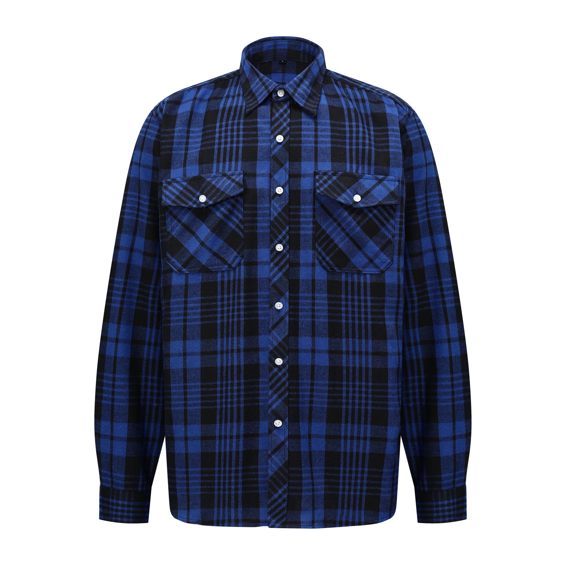 AZoiNM Men's Slim Fit Brushed Flannel Plaid Shirt Long Sleeve Button Down Shirt for Fall