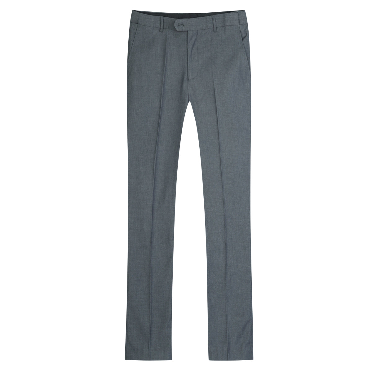 AZoiNM Men's Slim Fit Dress Pants Flat Front Business Casual Trousers 4 Pocket Polyester Viscose Blend
