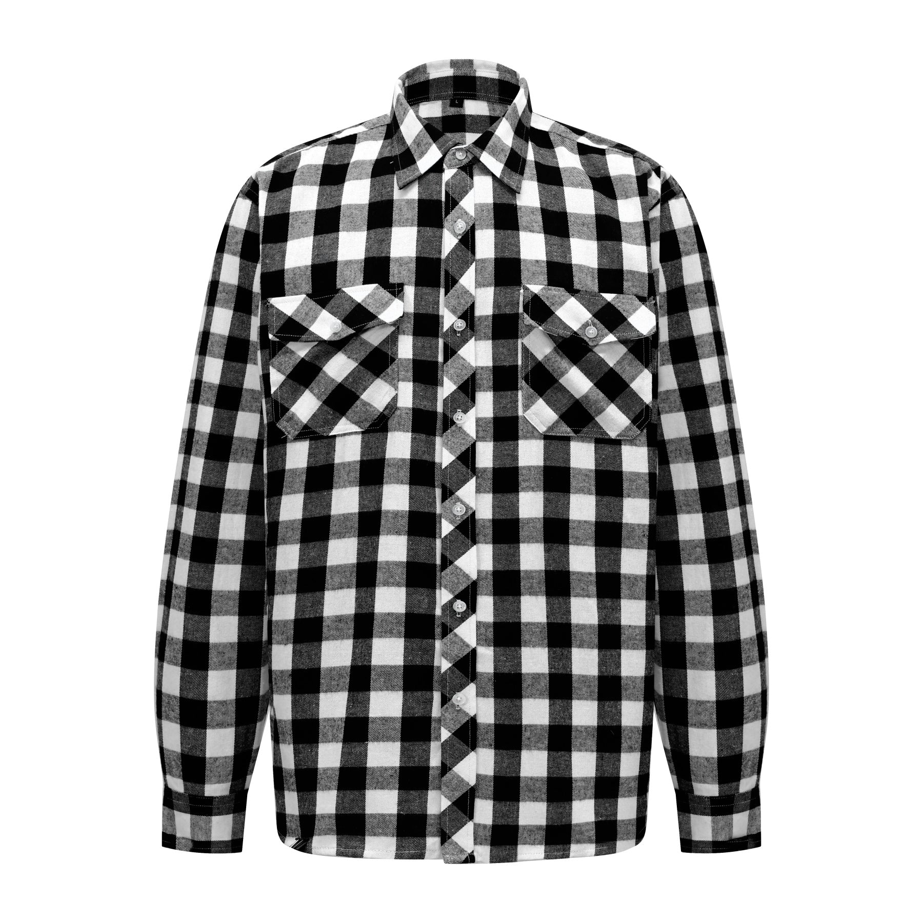 AZoiNM Men's Slim Fit Brushed Flannel Plaid Shirt Long Sleeve Button Down Shirt for Fall