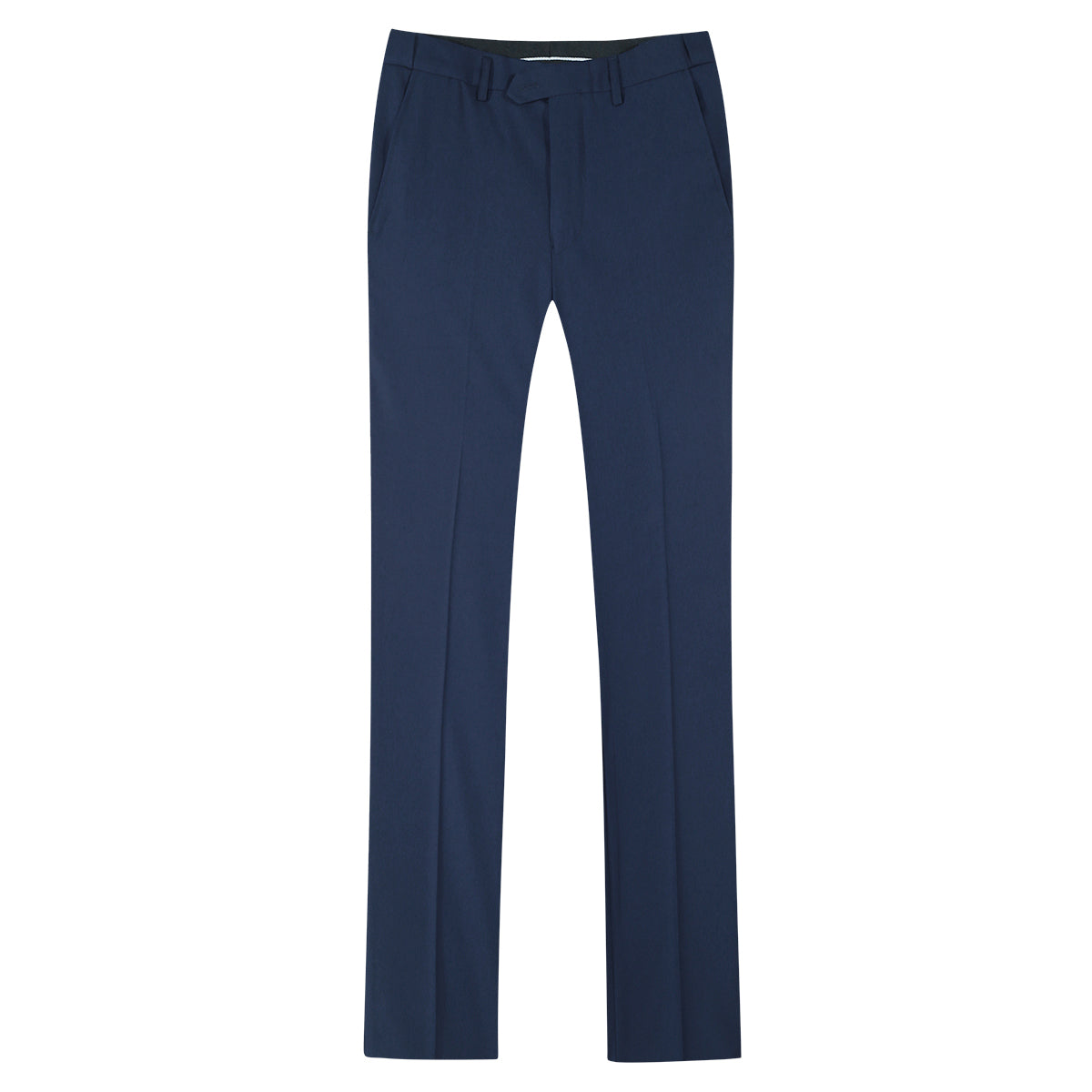 AZoiNM Men's Slim Fit Dress Pants Flat Front Business Casual Trousers 4 Pocket Polyester Viscose Blend