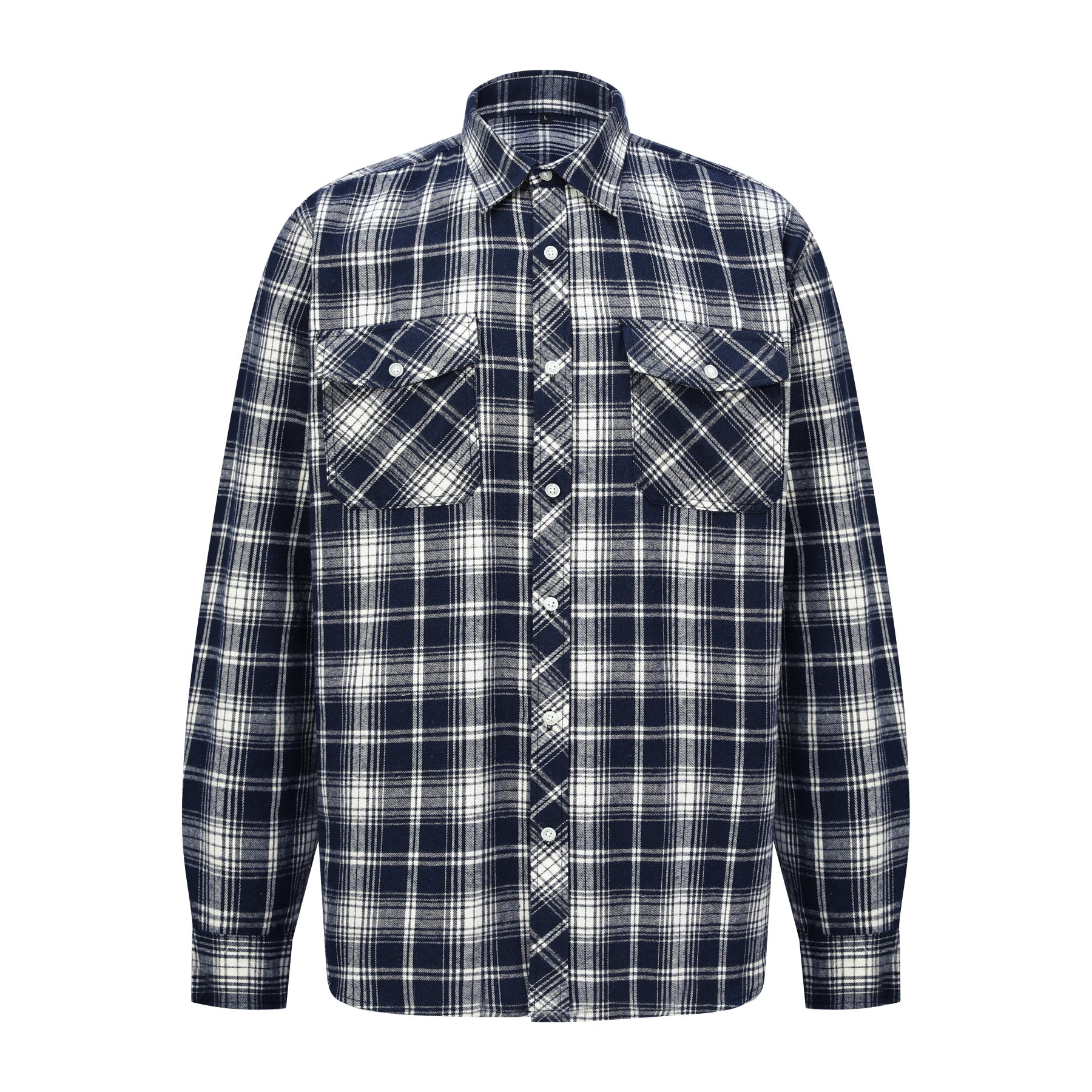 AZoiNM Men's Slim Fit Brushed Flannel Plaid Shirt Long Sleeve Button Down Shirt for Fall