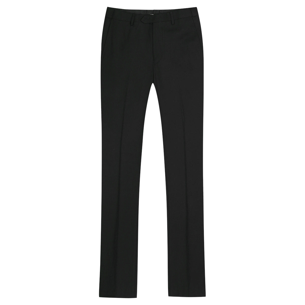 AZoiNM Men's Slim Fit Dress Pants Flat Front Business Casual Trousers 4 Pocket Polyester Viscose Blend
