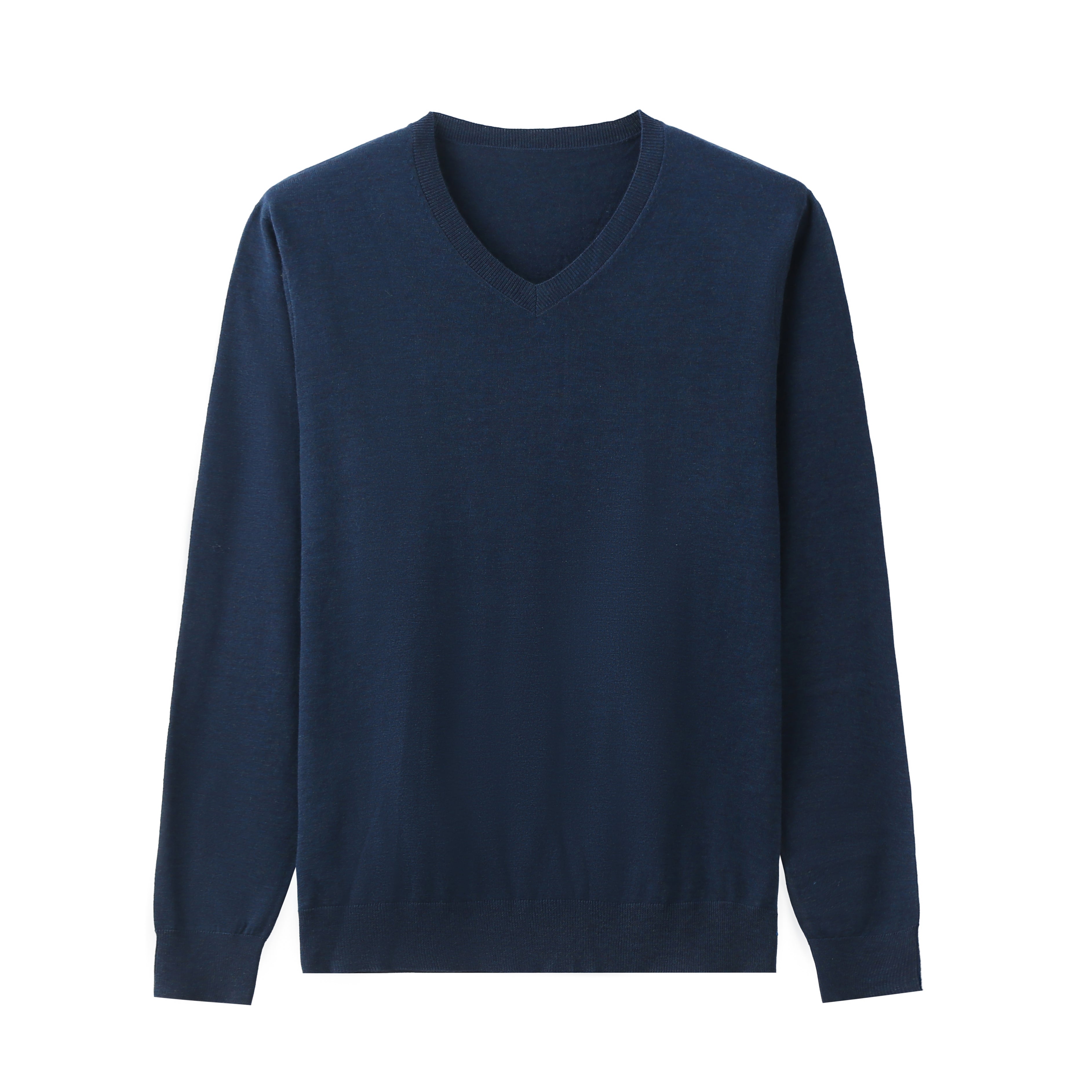 AZoiNM Men's V Neck Sweater, Soft Lightweight Long Sleeve Knit Pullover, Classic Solid Color Business Casual Sweater for Work, Office, Layering