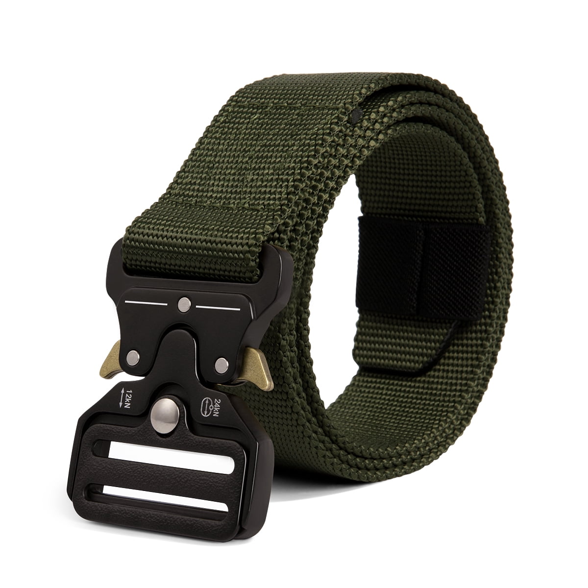AZoiNM Adjustable Web Belt for Men & Women, Durable Nylon/Polyester Casual Waist Belt, Trim to Fit for Jeans, Work & Outdoor Use