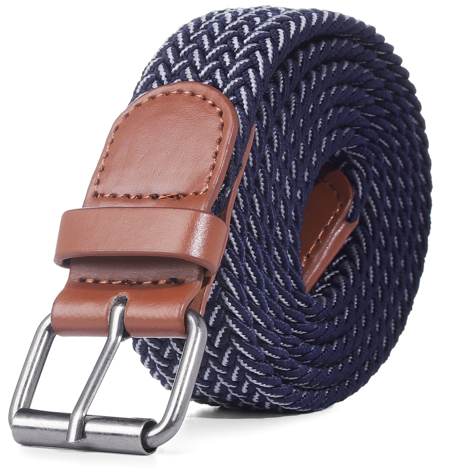AZoiNM Adjustable Web Belt for Men & Women, Durable Nylon/Polyester Casual Waist Belt, Trim to Fit for Jeans, Work & Outdoor Use