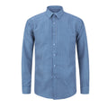 AZoiNM Men's Business Print Shirt Fitted Spread Collar Wrinkle-Free Long Sleeve Poly-Cotton