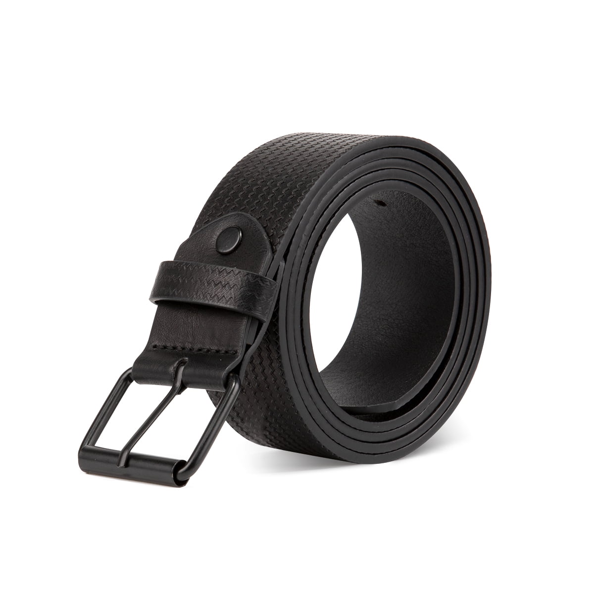 AZoiNM Men's Casual Dress Belt, Heavy Duty Adjustable Trim-to-Fit Waist Belt with Zinc Alloy Buckle, Durable for Jeans Work Business Daily Wear