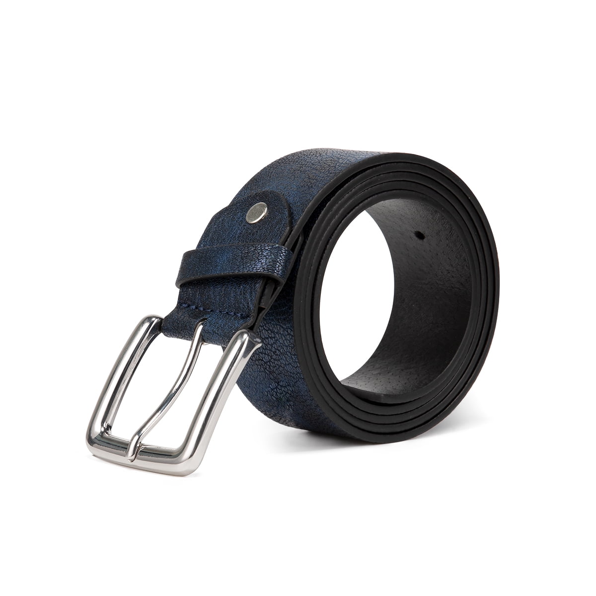 AZoiNM Men's Casual Dress Belt, Heavy Duty Adjustable Trim-to-Fit Waist Belt with Zinc Alloy Buckle, Durable for Jeans Work Business Daily Wear