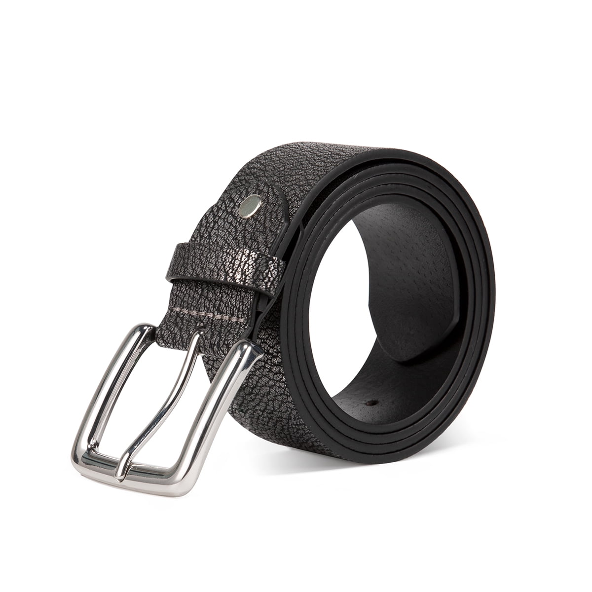 AZoiNM Men's Casual Dress Belt, Heavy Duty Adjustable Trim-to-Fit Waist Belt with Zinc Alloy Buckle, Durable for Jeans Work Business Daily Wear