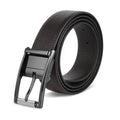 AZoiNM Men's Casual Dress Belt, Heavy Duty Adjustable Trim-to-Fit Waist Belt with Zinc Alloy Buckle, Durable for Jeans Work Business Daily Wear