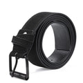 AZoiNM Men's Casual Faux Suede Belt, Adjustable Trim-to-Fit Pin Buckle Work Belt, Durable PU Waist Belt for Jeans, Dress & Daily Wear