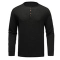 AZoiNM Men's Long Sleeve Henley Shirt Waffle Knit Regular Fit Casual Pullover Tee Soft Lightweight Button Front Top for Fall Winter Spring