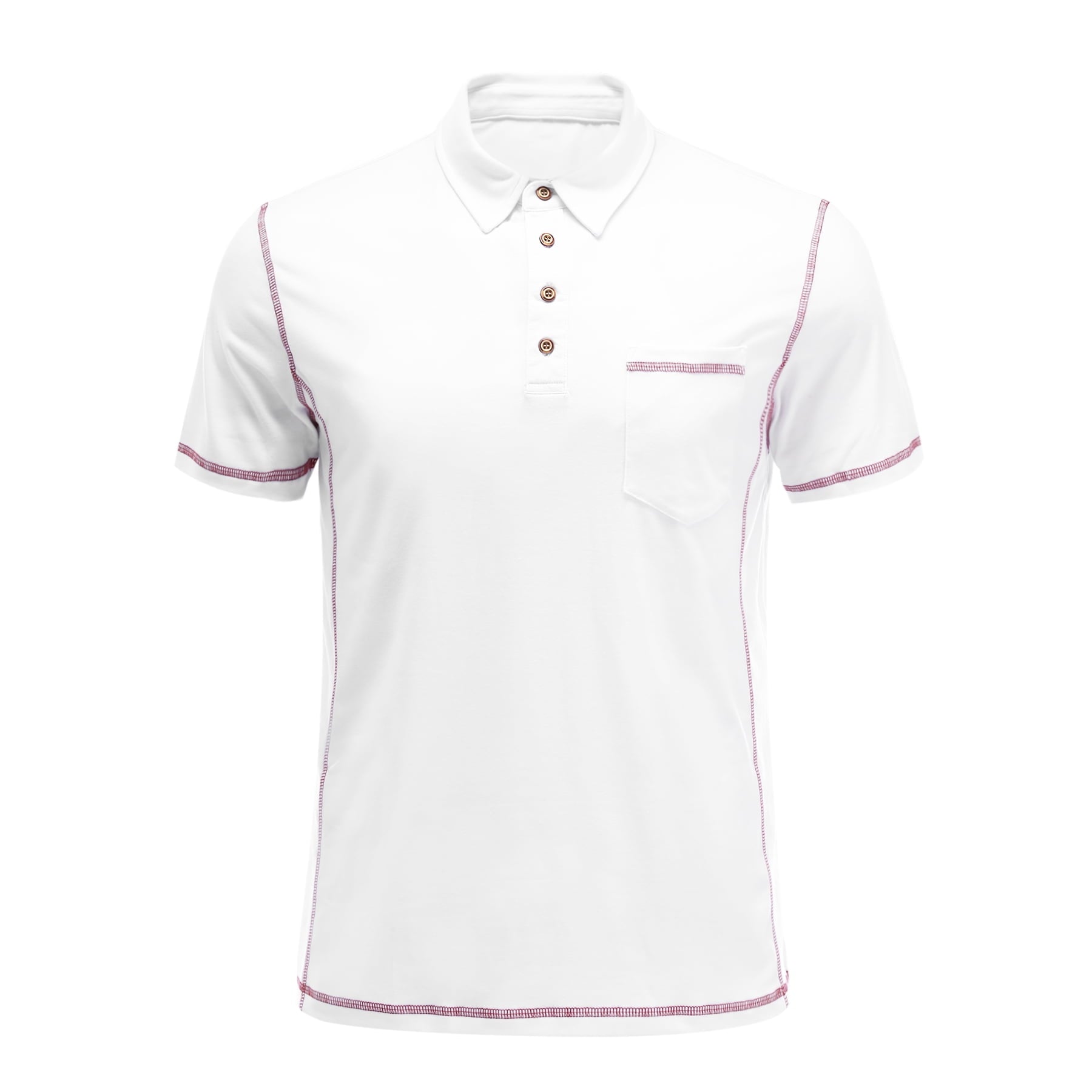 AZoiNM Men's Premium Heavyweight Short Sleeve Henley T-Shirt with Pocket