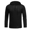 AZoiNM Men's Urban Fashion Hoodie, Casual Button-Down Sweatshirt, Lightweight Long Sleeve Hooded Pullover for All Seasons