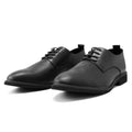 AZoiNM Men's Dress Shoes Slip Resistant Rubber Sole Business Formal Microfiber Leather