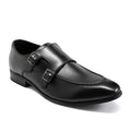 AZoiNM Men's Business Dress Shoes Slip Resistant Leather Office Wood Rubber Sole
