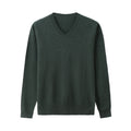 AZoiNM Men's V Neck Sweater, Soft Lightweight Long Sleeve Knit Pullover, Classic Solid Color Business Casual Dress Sweater for Work, Office, Layering