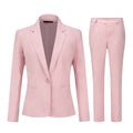 AZoiNM Women's 2 Piece Pant Suit Set Business Casual One Button Blazer and Trousers Slim Fit Professional Office Outfit