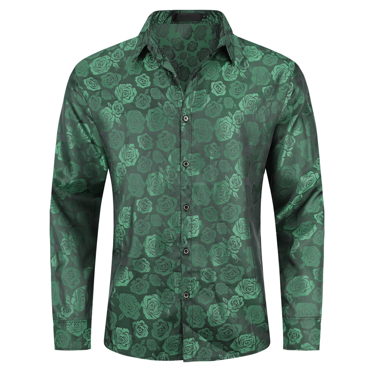 AZoiNM Men's Print Patchwork Casual Shirt Slim Fit Long Sleeve No Pocket